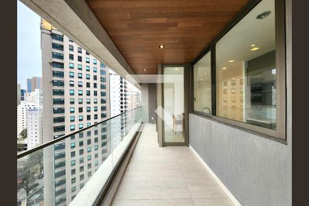 Varanda da Sala de apartamento à venda com 2 quartos, 90m² em Itaim Bibi, São Paulo
