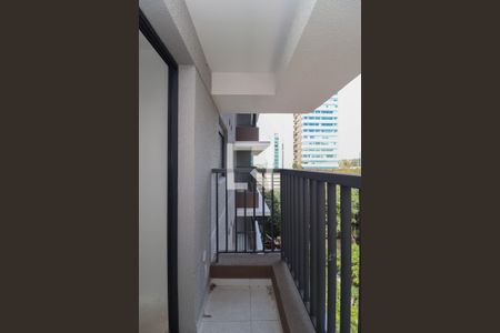 Sala/Cozinha - Varanda de apartamento à venda com 1 quarto, 28m² em Pinheiros, São Paulo