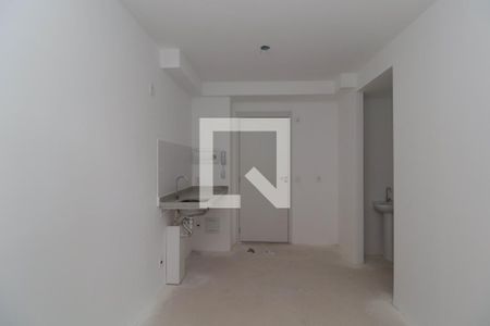Sala/Cozinha de apartamento à venda com 1 quarto, 28m² em Pinheiros, São Paulo