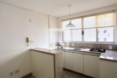 Sala/Cozinha de kitnet/studio à venda com 1 quarto, 29m² em Savassi, Belo Horizonte