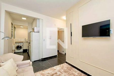 Sala de apartamento à venda com 2 quartos, 44m² em Bela Vista, São Paulo