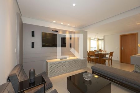 Sala de TV de apartamento para alugar com 3 quartos, 98m² em Vila da Serra, Nova Lima