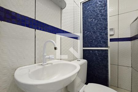 Banheiro de kitnet/studio para alugar com 1 quarto, 4m² em Vila Sao Jose, São Bernardo do Campo