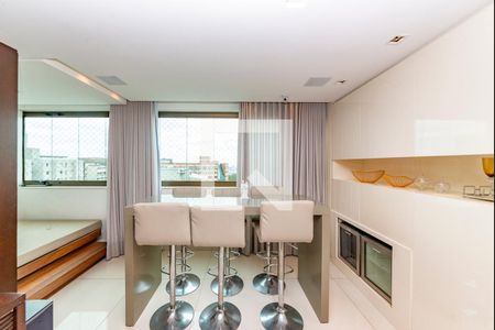 Sala de apartamento à venda com 3 quartos, 145m² em Vale do Sereno, Nova Lima
