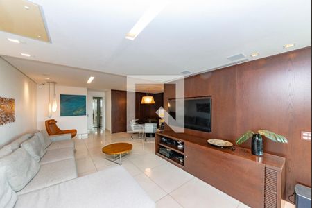 Sala de apartamento à venda com 3 quartos, 145m² em Vale do Sereno, Nova Lima