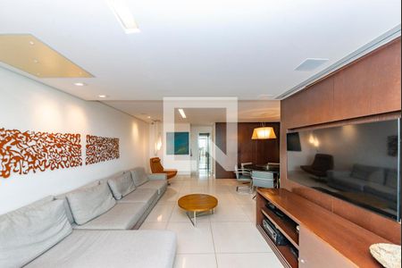 Sala de apartamento à venda com 3 quartos, 145m² em Vale do Sereno, Nova Lima
