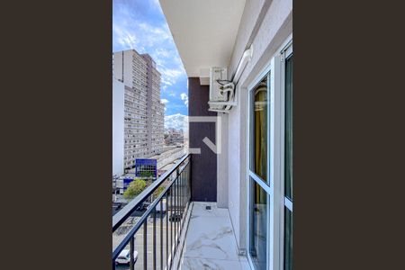 Varanda de kitnet/studio para alugar com 1 quarto, 30m² em Brás, São Paulo