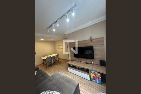 Sala de apartamento para alugar com 2 quartos, 55m² em Parque Sao Vicente, Santo André