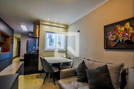 Sala de apartamento à venda com 2 quartos, 120m² em Jardim Paraiso, Santo André