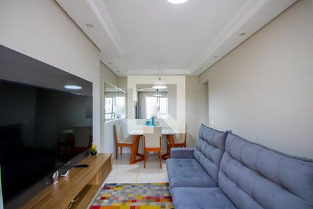 Sala de apartamento para alugar com 2 quartos, 50m² em Vila Homero Thon, Santo André