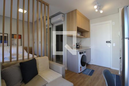 Sala/Cozinha de kitnet/studio para alugar com 1 quarto, 24m² em Vila Olímpia, São Paulo