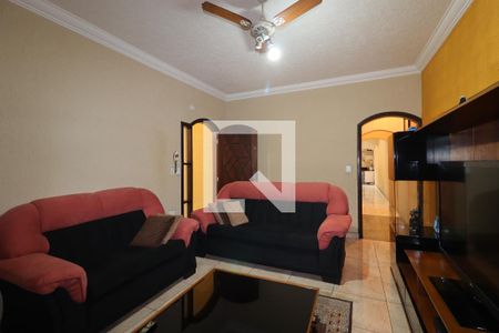 Casa 1 - Sala de casa à venda com 3 quartos, 350m² em Vila Clarice, Santo André