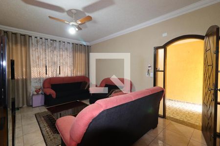 Casa 1 - Sala de casa à venda com 3 quartos, 350m² em Vila Clarice, Santo André