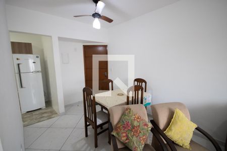 Sala de apartamento para alugar com 1 quarto, 57m² em Cidade Ocian, Praia Grande