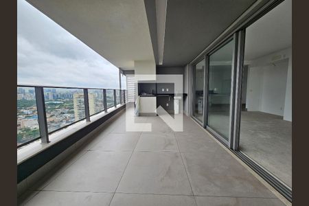 Sacada de apartamento à venda com 3 quartos, 131m² em Brooklin, São Paulo