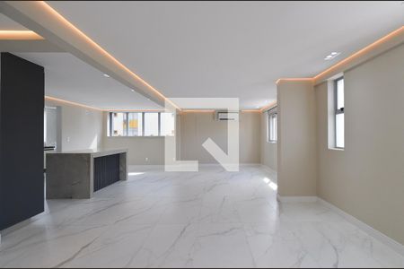 Sala  de apartamento à venda com 3 quartos, 150m² em Savassi, Belo Horizonte