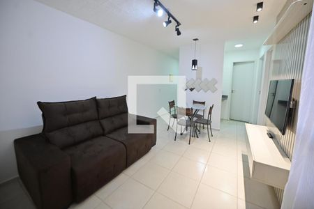 Sala de apartamento para alugar com 2 quartos, 47m² em Jardim Maranata, Goiânia