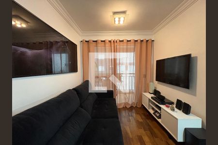 Sala de apartamento à venda com 3 quartos, 67m² em Jd Eudizia, Santo André