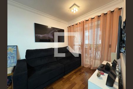 Sala de apartamento à venda com 3 quartos, 67m² em Jd Eudizia, Santo André