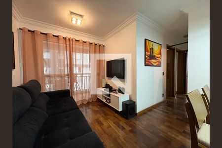 Sala de apartamento à venda com 3 quartos, 67m² em Jd Eudizia, Santo André
