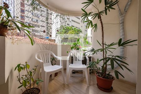 Sala - Varanda de apartamento para alugar com 1 quarto, 55m² em Jardim Paulista, São Paulo