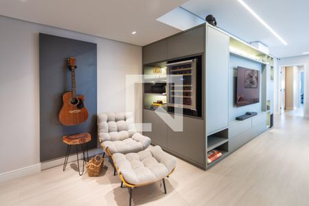 Sala de apartamento para alugar com 3 quartos, 136m² em Vila Anastácio, São Paulo