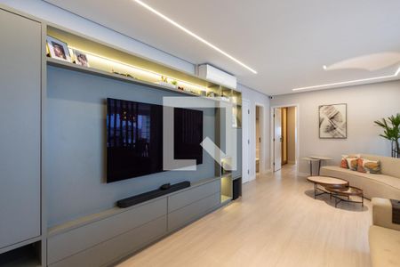 Sala de apartamento para alugar com 3 quartos, 136m² em Vila Anastácio, São Paulo