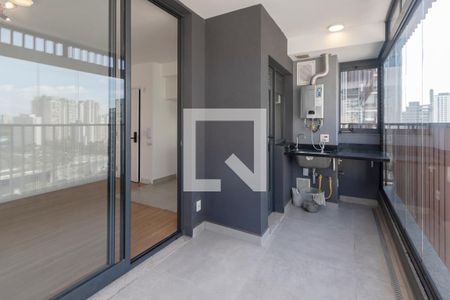 Varanda da Sala de apartamento para alugar com 2 quartos, 69m² em Brooklin, São Paulo