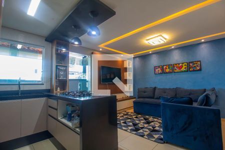 Sala/Cozinha de apartamento à venda com 2 quartos, 73m² em Jardim Triana, São Paulo