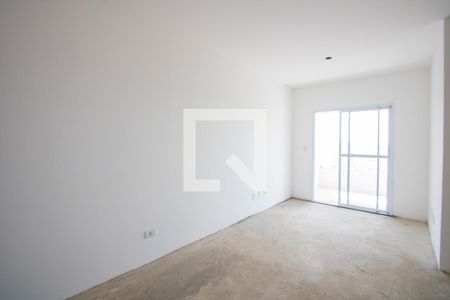 Sala de apartamento à venda com 3 quartos, 86m² em Vila Alzira, Santo André