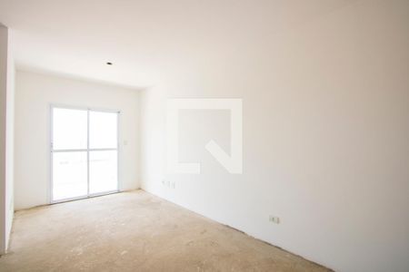 Sala de apartamento à venda com 3 quartos, 86m² em Vila Alzira, Santo André