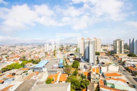 Vista da varanda de apartamento à venda com 3 quartos, 86m² em Vila Alzira, Santo André