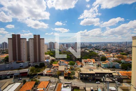 Vista da varanda de apartamento à venda com 3 quartos, 86m² em Vila Alzira, Santo André