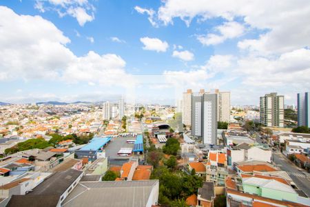 Vista da varanda de apartamento à venda com 3 quartos, 86m² em Vila Alzira, Santo André