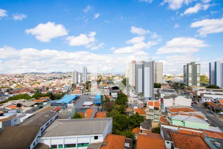 Vista da varanda de apartamento à venda com 3 quartos, 86m² em Vila Alzira, Santo André