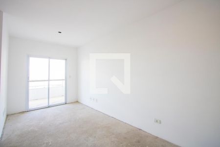 Sala de apartamento à venda com 3 quartos, 86m² em Vila Alzira, Santo André