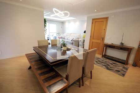 Sala de Jantar de apartamento à venda com 3 quartos, 129m² em Vila Assunção, Santo André