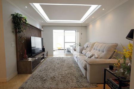 Sala de apartamento à venda com 3 quartos, 129m² em Vila Assunção, Santo André