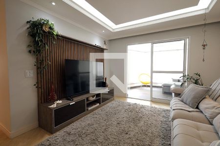 Sala de apartamento à venda com 3 quartos, 129m² em Vila Assunção, Santo André