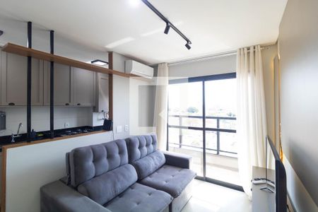 Sala de apartamento para alugar com 1 quarto, 34m² em Parque Industrial, Campinas