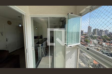 Varanda de apartamento à venda com 2 quartos, 52m² em Vila Alzira, Santo André