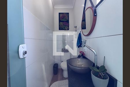 Lavabo de apartamento à venda com 2 quartos, 65m² em Vila Scarpelli, Santo André