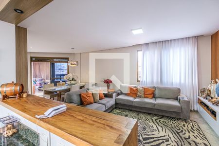 Sala de apartamento à venda com 4 quartos, 135m² em Cidade Nova, Belo Horizonte