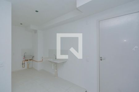 Sala/Cozinha de apartamento à venda com 2 quartos, 34m² em Veleiros, São Paulo