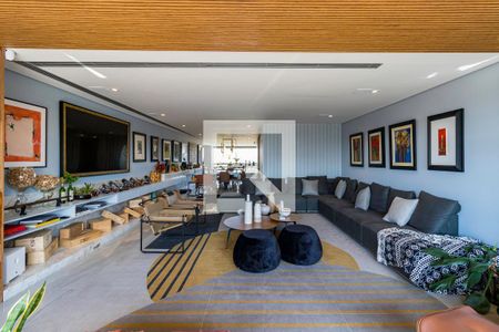 Sala de apartamento à venda com 3 quartos, 252m² em Real Parque, São Paulo