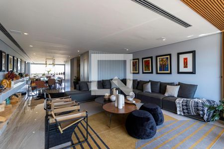 Sala de apartamento à venda com 3 quartos, 252m² em Real Parque, São Paulo