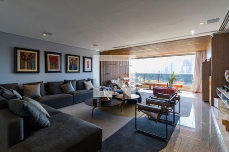 Sala de apartamento à venda com 3 quartos, 252m² em Real Parque, São Paulo