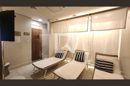 Área comum de kitnet/studio para alugar com 1 quarto, 21m² em Gonzaga, Santos