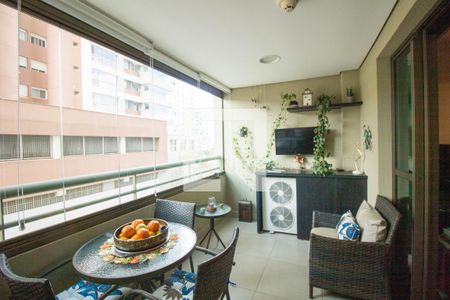 Varanda da Sala de apartamento à venda com 2 quartos, 60m² em Brooklin, São Paulo