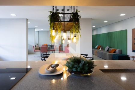 Área Comum - Espaço Gourmet - Salão de Festas de apartamento para alugar com 1 quarto, 46m² em Conceicao, Campinas